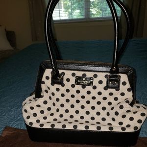Kate Spade Black Polka Dot Purse